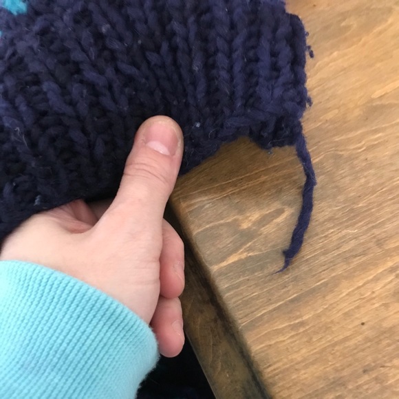 Vintage Knit Fisherman Oversized Sweater Onesize - Picture 8 of 8